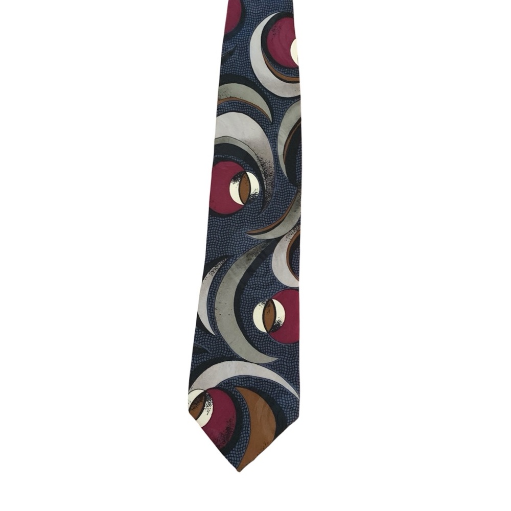 Chez Roffé New York 100% Vibrant abstract silk tie. Excellent condition